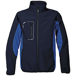 Giacca Calgar Softshell Impermeabile 3 Layer Navy-Royal