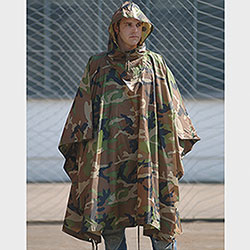 Poncho Impermeabile Woodland Rip-Stop