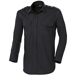 Camicia Cotton Rip-Stop Black