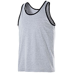 Canotta da uomo Jersey Grey/Black