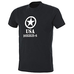 T-Shirt Allied Star USA Black
