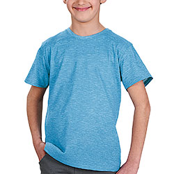 T-Shirt Bambino Light Blu Fire Effect