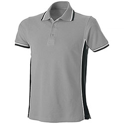 Polo Piquet Light Grey-Black
