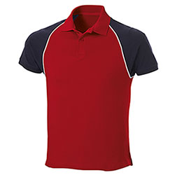 Polo uomo manica corta Style Multicolor Red-Navy 