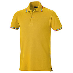 Polo piquet Tricolore Yellow