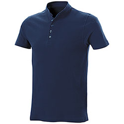 Polo piquet Collo Coreana Navy 