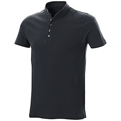 Polo piquet Collo Coreana Black