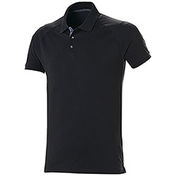 Polo uomo Russell Jersey HD Raglan Black