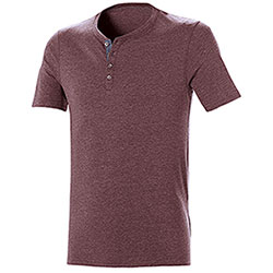 T-Shirt Serafino Russell Maroon Marl