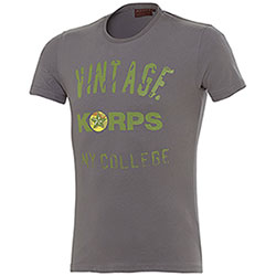 T-Shirt uomo Vintage Korps Dark Grey
