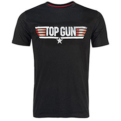 T-Shirt uomo Top Gun Black Original Paramount