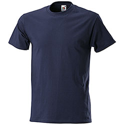 T-Shirt Fruit of the Loom Blu Notte
