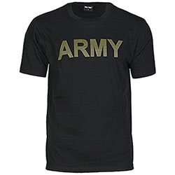 T-Shirt Army Black