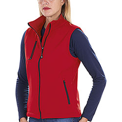 Gilet Donna Softshell Vision Red