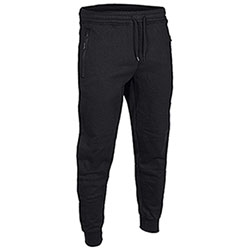 Pantaloni Comfort Zipper Black