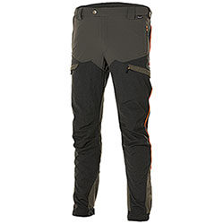 Pantaloni Blatex Stretch Hunter Green-Orange Protection Black