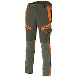 Pantaloni Masseria Softshell Fostex-Pro Green-Orange Fluo