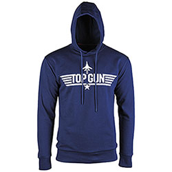 Felpa con Cappuccio Top Gun Navy