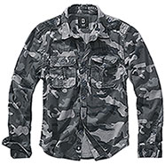 Brandit Camicia Vintage Grey Camo