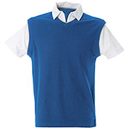 Polo uomo manica corta City Piquet Royal