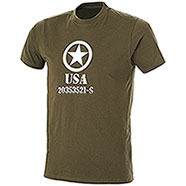 T-Shirt Allied Star USA Green