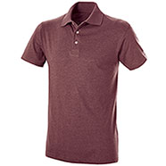 Polo uomo manica corta Jersey Burgundy