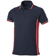Polo Piquet Navy-Red