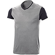 T-Shirt uomo Trendy Bicolor Light Grey Black