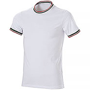 T-Shirt Italy Cotone Ring Spun White