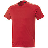 T-Shirt uomo Sport Nek Dry Skin Red
