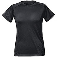 T-Shirt Donna Sport Dry Fit Black