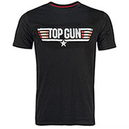T-Shirt uomo Top Gun Black Original Paramount