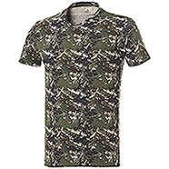 T-Shirt Blatex Collo V Cotton Spandex Evò Digital Hunting
