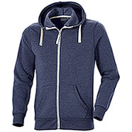 Felpa con cappuccio Full Zip Cotton Trend Blu 