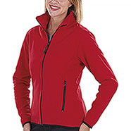 Pile Donna Nordic Red Full Zip