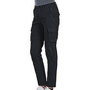 Pantaloni elasticizzati Donna Paris  Multipocket Black 