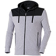 Felpa con cappuccio Full Zip Town Grey Mélange