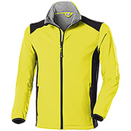 Giacca Softshell Bicolor Yellow Fluo-Black