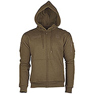 Felpa con Cappuccio Tactical Dark Coyote