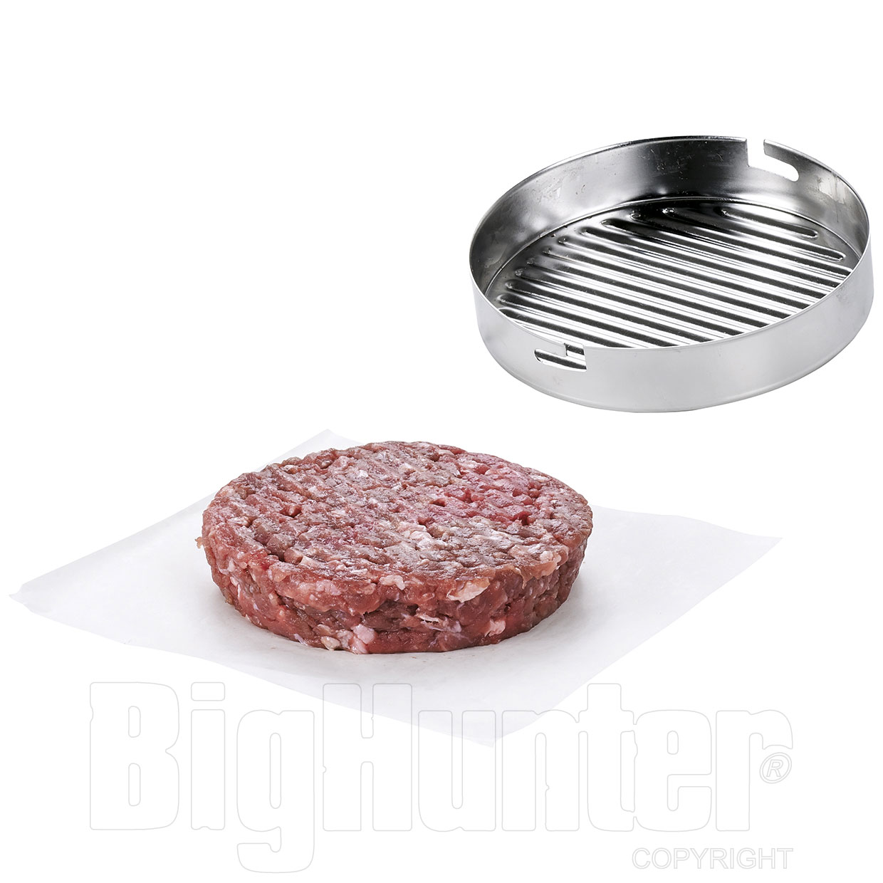 Stampo Hamburger Steak Alluminio Rivestimento Antiaderente + 100