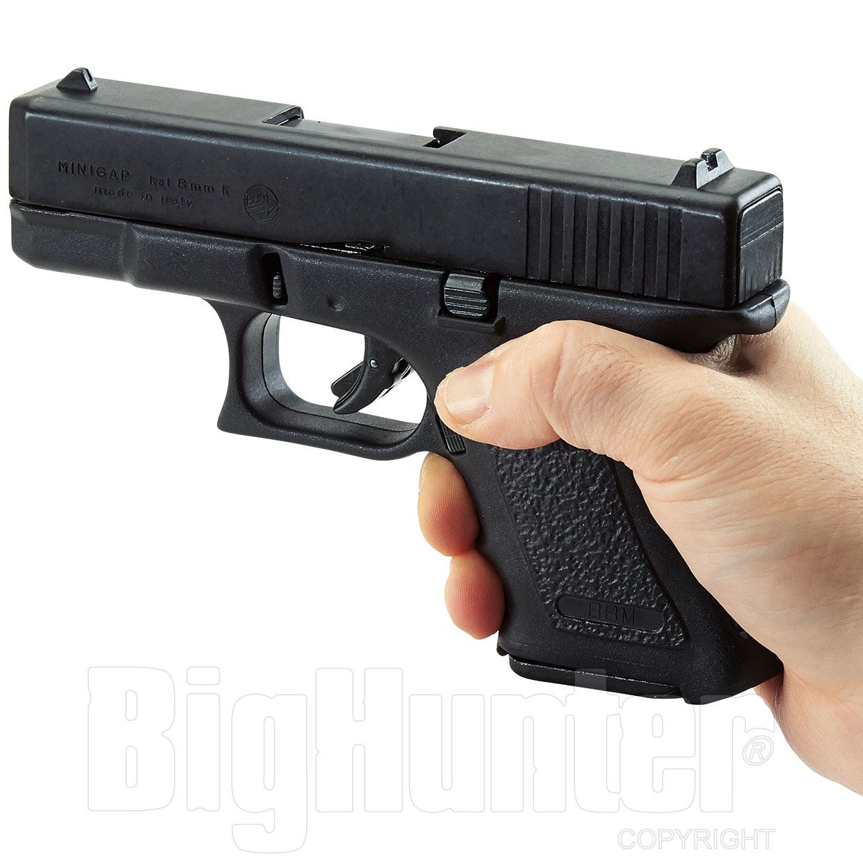 Pistola a salve Glock 26 Mini Gap calibro 8 Bruni