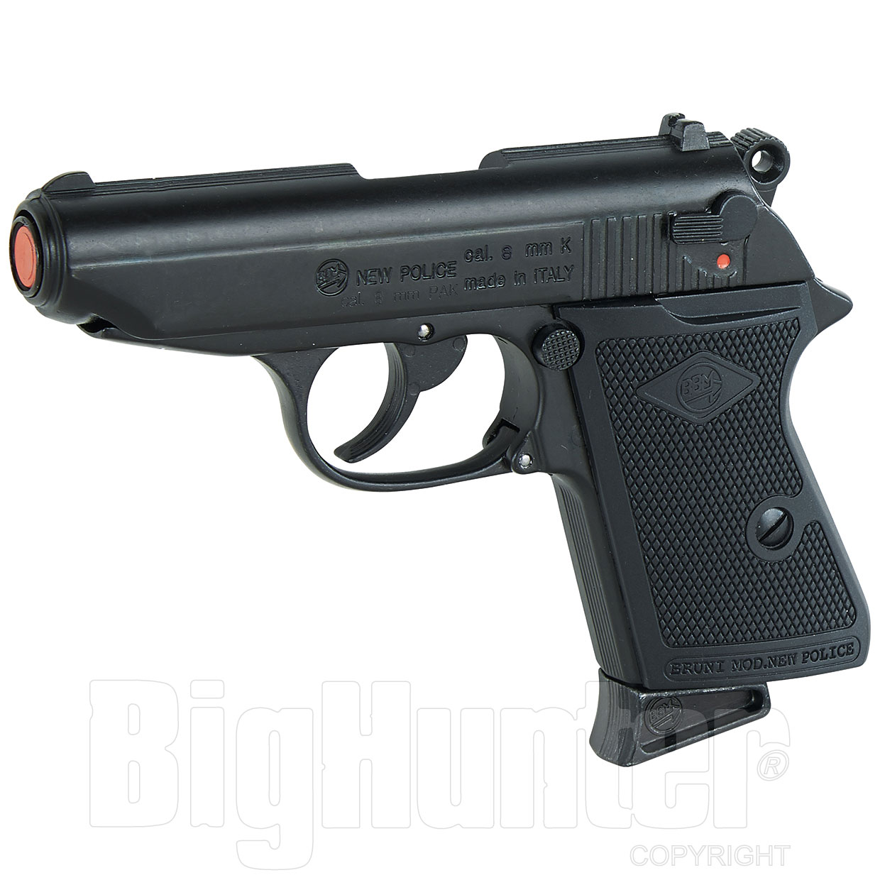 PISTOLA A SALVE – BRUNI REPLICA WALTHER PPK NEW POLICE CAL. 8MM NERA