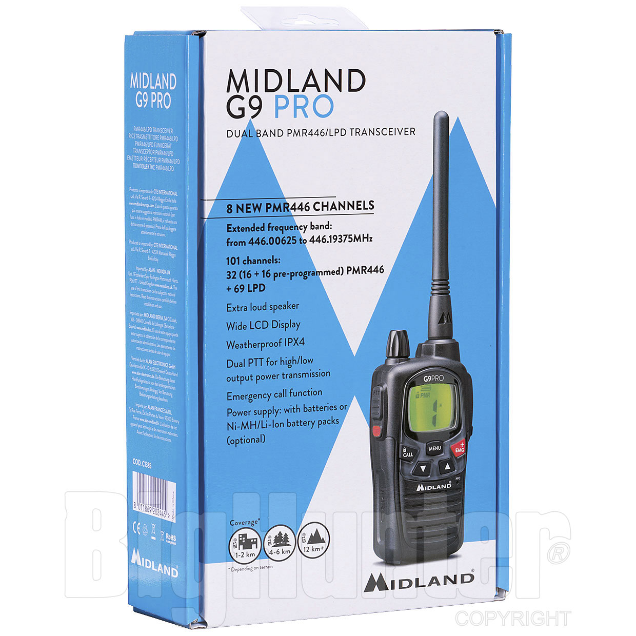Midland G9 Pro Black