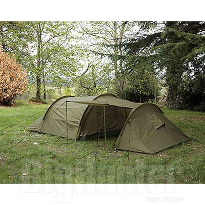 Tenda da Campeggio con Veranda Adventure Green 3 Posti