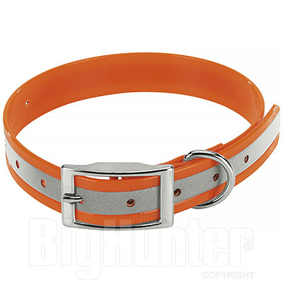 Collare per cani Biothane Biogold Reflex Orange