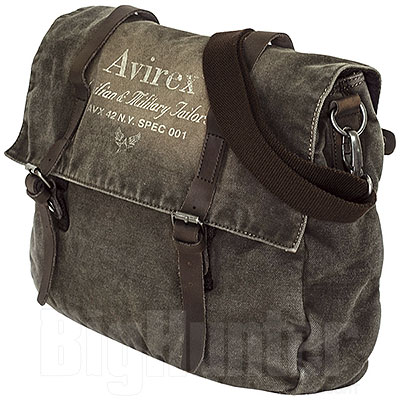Borsa Avirex Messenger Line 140506 Canvas Washed and Leather 