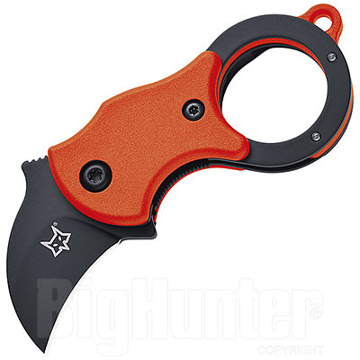 Coltello Fox Knives Mini-KA Black FRN Orange