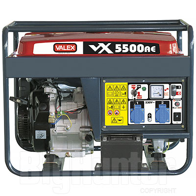 Generatore Corrente 4 tempi OHV VX5500 AE Valex