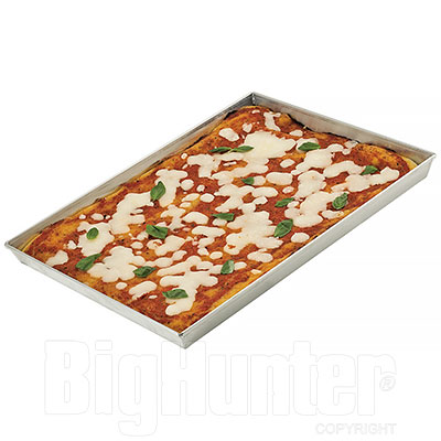 Teglia Alluminio Rettangolare per Pizze e Crostate