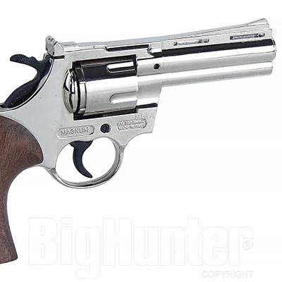 Bruni Revolver a Salve Colt Python Magnum Calibro 380 Nickel